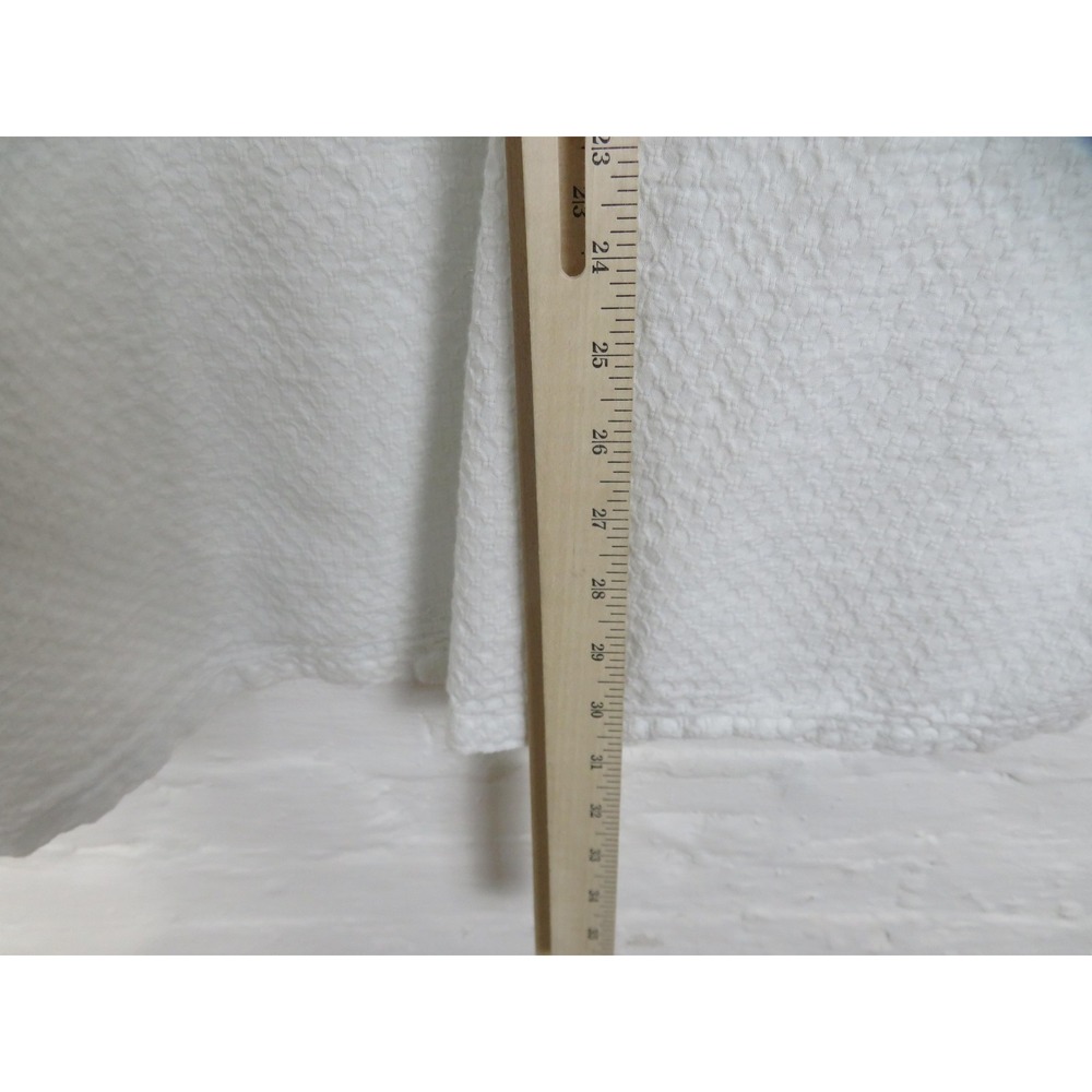 Abercrombie & Fitch Shirt Mens XL Tall White Textured Short Sleeve Button Down - Picture 9 of 9
